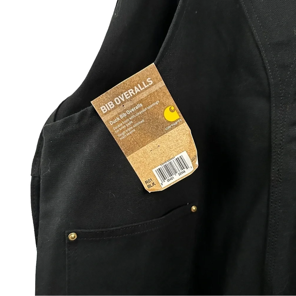 CARHARTT Duck Canvas Relaxed Fit Utility Overalls - Picture 12 of 15